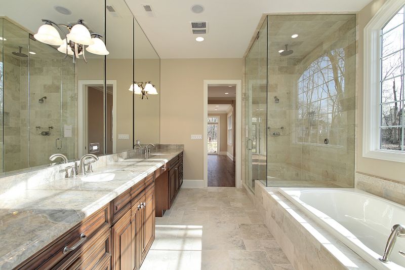 Modern Bathroom with New Bathtub